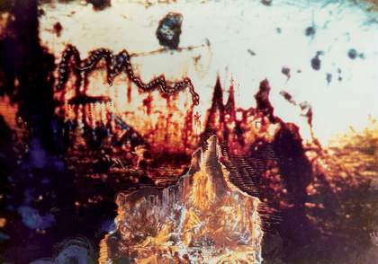 Film cell with images painted in by Salvador ٲí for Impressions of Upper Mongolia 1976 two
