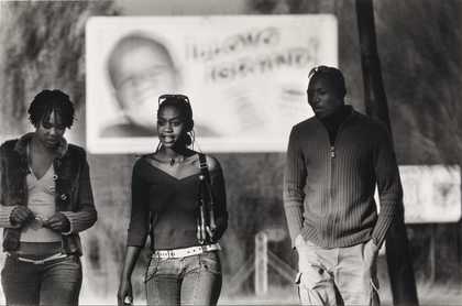 Santu Mofokeng, Street Scene – Rockville, c.2004, printed 2011, from the series Billboards, 1991–2009, gelatin silver print on paper, 30 x 45 cm