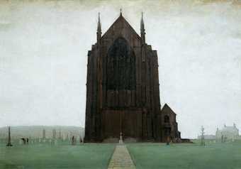 LS Lowry, St Augustine's Church, Pendlebury 1924