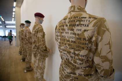 Long-time collaborator with ex-homeless artist and campaigner David Tovey presents A Soldiers Story during the State of the Nation week.