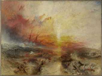 J.M.W. Turner's painting of a seascape and shipwreck
