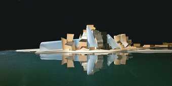 Scale model of Frank Gehry Guggenheim Abu Dhabi