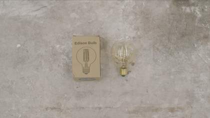 A lightbulb