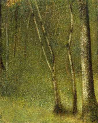 Georges Seurat, The Forest at Pontaubert 1881