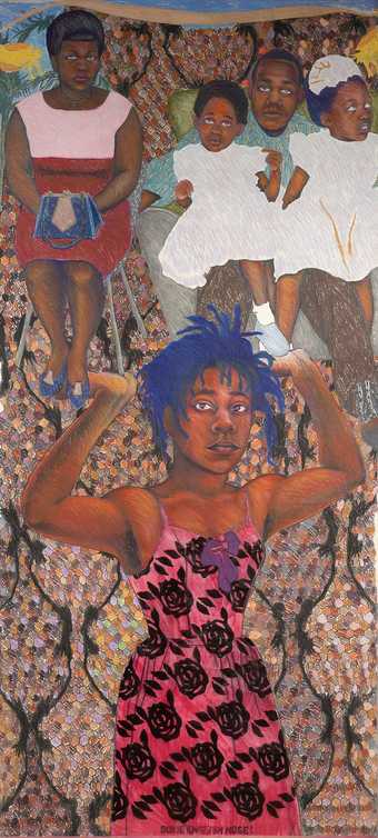 Sonia Boyce OBE She Ain’t Holding Them Up, She’s Holding On (Some English Rose) 1986