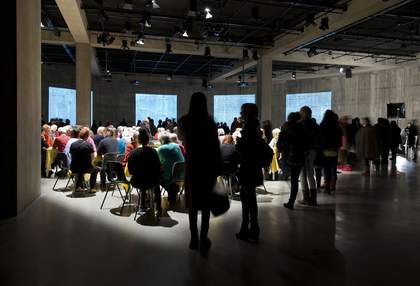 Suzanne Lacy, Silver Action, performance Tate Modern 3 February 2013