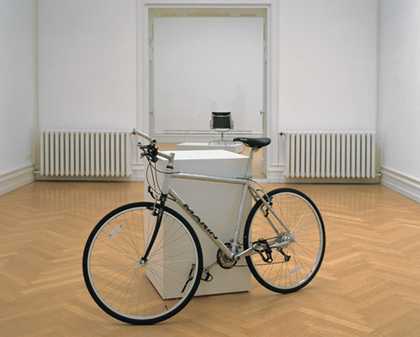 Simon Starling A Charles Eames ‘Aluminium Group’ chair remade using the metal from a ‘Marin Sausalito’ bicycle / A ‘Marin Sausalito’ bicycle remade using the metal from a Charles Eames ‘Aluminium Grou