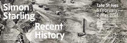 Simon Starling Recent History exhibition banner