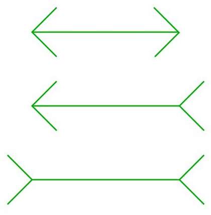 A simple diagrammatic representation of the psychology of perception