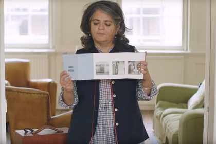 Photograph of artist Dayanita Singh