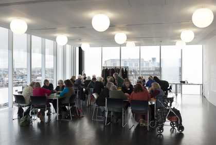 Suzanne Lacy, workshop leading up to Silver Action 2013