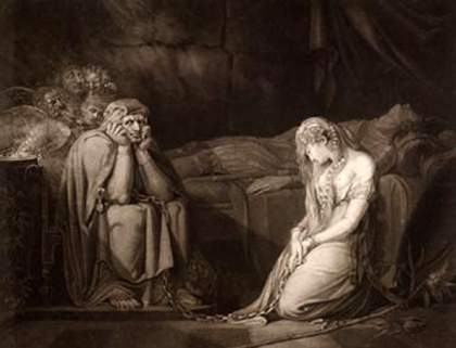 John Raphael Smith after Fuseli Belisane and Percival under the Enchantment of Urma 1873