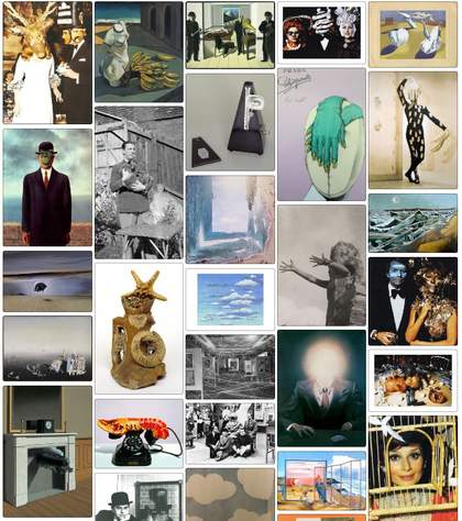 Screenshot of Pinterest board