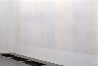 Sol LeWitt A Wall Divided Vertically into Fifteen Equal Parts, Each with a Different Line Direction and Colour, and All Combinations 1970