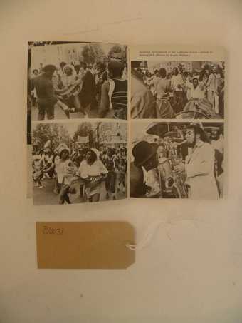 Four archive photos of events from the Notting Hill Carnival from the South London Black Music Archive 