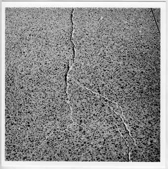 Crack in the floor of Gallery 29, Tate Britain