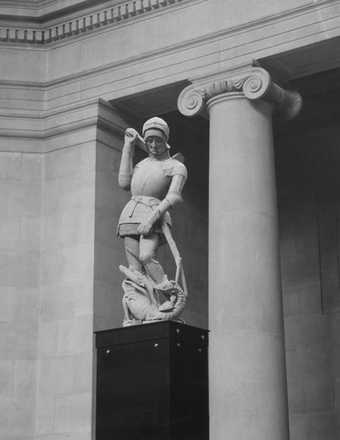 Statue of St George 1510, Installation view, Tate Britain 2001