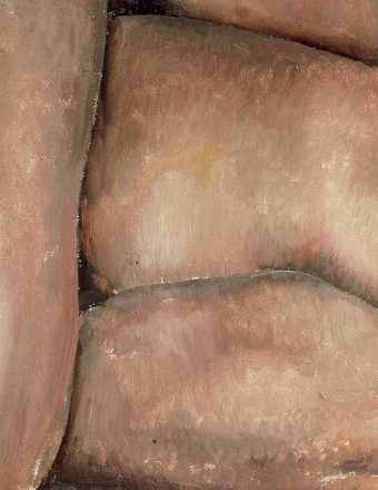 Stanley Spencer, Nude, Patricia Preece, 1935, oil paint on canvas, 50.8 x 76.2 cm (detail) - (c) The Estate of Stanley Spencer / Bridgeman Images