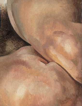 Stanley Spencer, Self-Portrait with Patricia Preece, 1937, oil paint on canvas, 61 x 91.2 cm (detail)