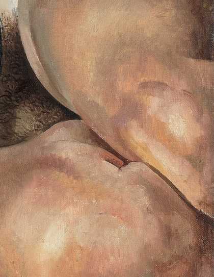 Stanley Spencer, Self-Portrait with Patricia Preece, 1937, oil paint on canvas, 61 x 91.2 cm (detail)