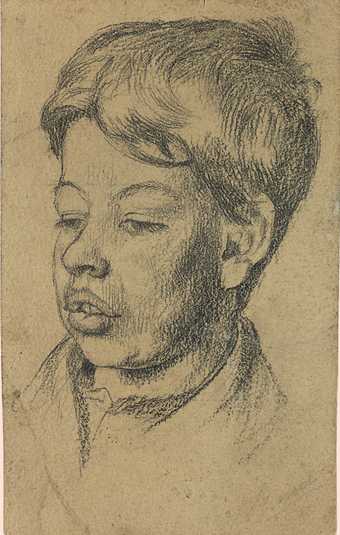 Sketch of Stanley Spencer's brother Gilbert, from one of the artist's sketchbooks, c1919–27
