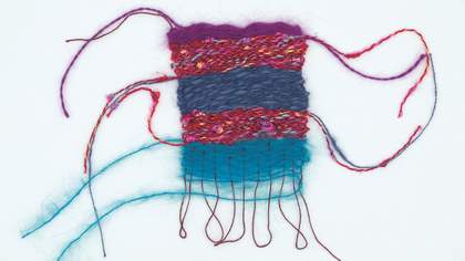 Photograph of loom activity