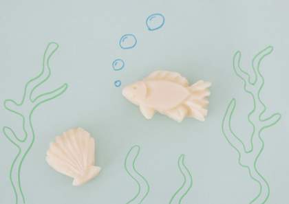 Photograph of soap carving activity 