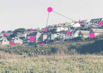 Image of artist installation in St Ives
