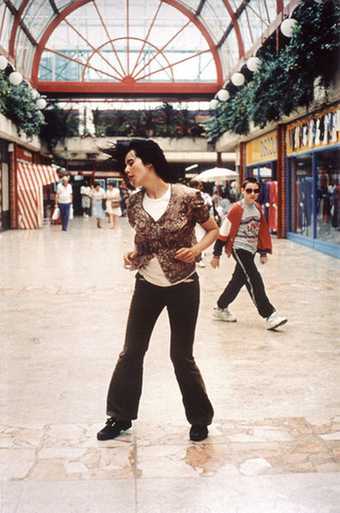 Still from Gillian Wearings Dancing In Peckham 1994