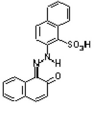 The structure of PR 49 (Na salt)