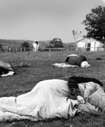 Susan Hiller Dream Mapping 1974 Black and white photograph