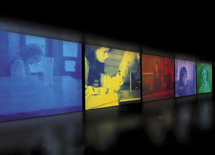 Susan Hiller Psi-Girls 1999 installed