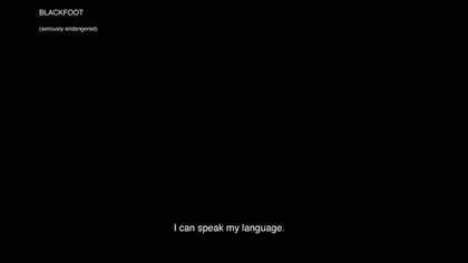 Susan Hiller Still from The Last Silent Movie 2007 to 8 Single channel projection on BluRay Disc