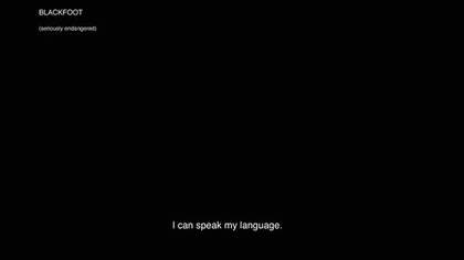 Susan Hiller Still from The Last Silent Movie 2007 to 8 Single channel projection on BluRay Disc