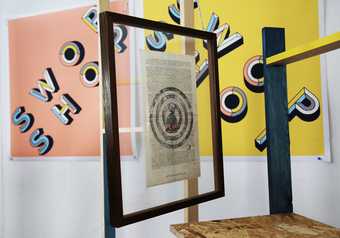 Image of artwork created by Birmingham City University students