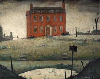 LS Lowry, The Empty House 1934