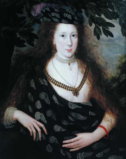 Fig.1 Robert Peake Lady Elizabeth Pope c.1615 Tate T00067