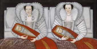 Fig.1 British School 17th Century, The Cholmondeley Ladies c.1600–1610 Oil paint on panel 886 x 1723mm T00069