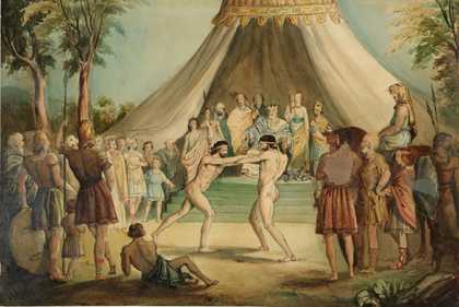 Sir John Everett Millais, The Wrestlers c.1840–1