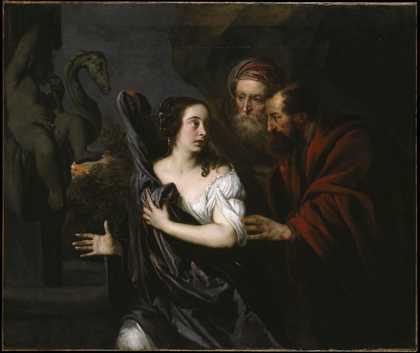 Fig.1 Sir Peter Lely 1618‒1680 Susanna and the Elders c.1650–5 Oil paint on canvas 1270 x 1492 mm T00452