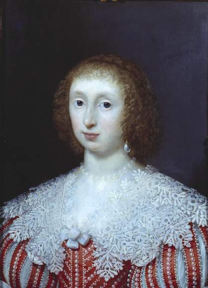 Fig.1 Cornelius Johnson 1593-1661 Portrait of an Unknown Lady 1629 Oil paint on panel 410 x 330 mm T00745