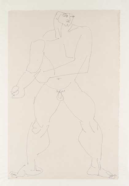 Henri Gaudier-Brzeska, Wrestler 1913