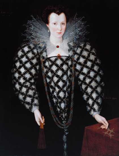Fig.1 Marcus Gheeraerts II 1561 or 2‒1636 Portrait of Mary Rogers, Lady Harington 1592 Oil on panel 1130 x 851 mm T01872