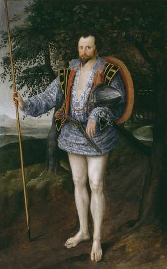 Fig.1 Marcus Gheeraerts II 1561 or 2‒1636 Portrait of Captain Thomas Lee 1594 Oil paint on canvas 2150 x 1330 mm T03028 