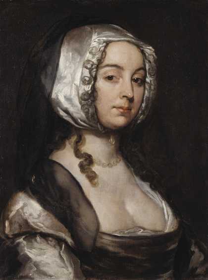 William Dobson 1611−1646  Portrait of the Artist’s Second Wife c.1635–40  Oil paint on canvas  624 x 470 mm  T06640