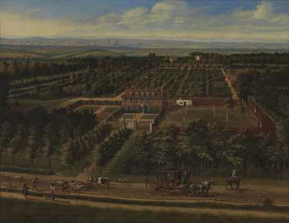 Fig.1 Jan Siberechts 1627–c.1703 View of a House and its Estate in Belsize, Middlesex 1696 Oil paint on canvas