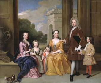 Fig.1 Godfrey Kneller 1646‒1723 The Harvey Family 1721 Oil paint on canvas 2348 x 2838 mm T07615