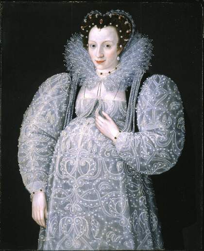 Fig.1 Attributed to Marcus Gheeraerts II 1561 or 2‒1636 Portrait of an Unknown Lady c.1595 Oil paint on panel 927 x 760 mm T07699