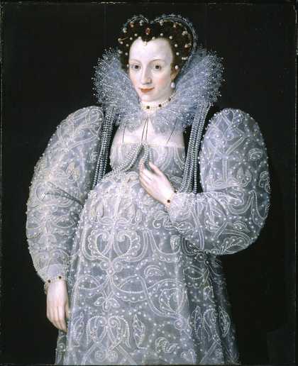 Fig.1 Attributed to Marcus Gheeraerts II 1561 or 2‒1636 Portrait of an Unknown Lady c.1595 Oil paint on panel 927 x 760 mm T07699
