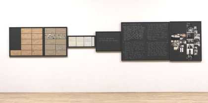 Vito Acconci Sonnabend Show Jan 72: Archives. Transference Zone 1972